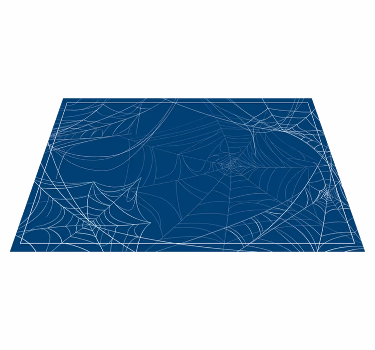 Halloween placemat spooky spiderweb design - TenStickers