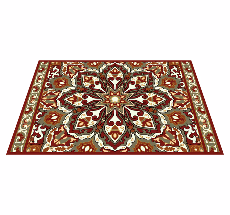 Handcrafted floral ethnic design placemats - TenStickers