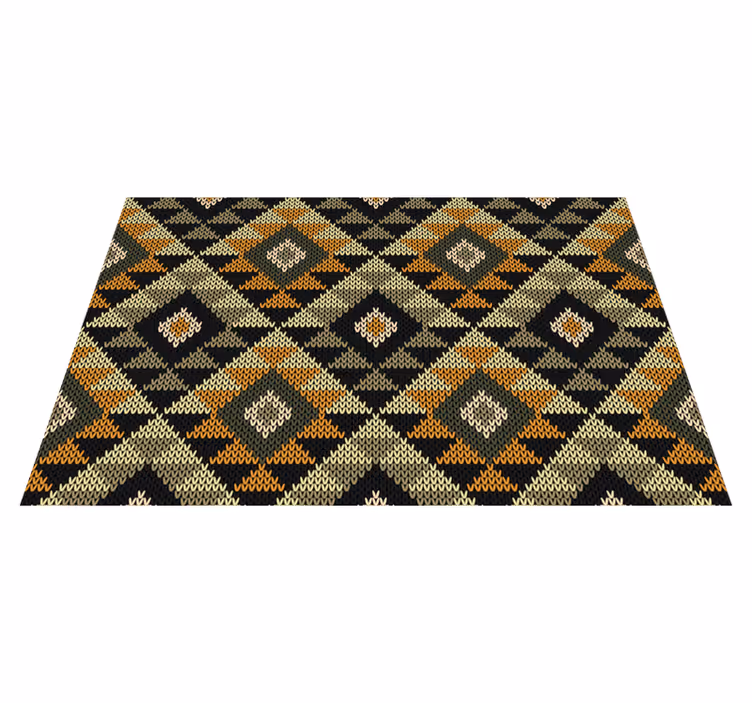 Chic geometric motif placemat - TenStickers