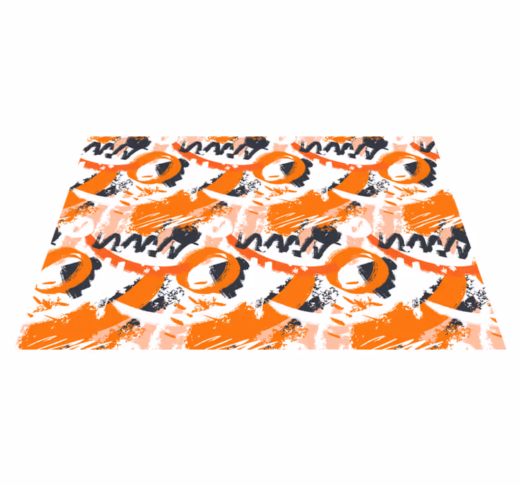 Abstract colorful pattern placemat - TenStickers