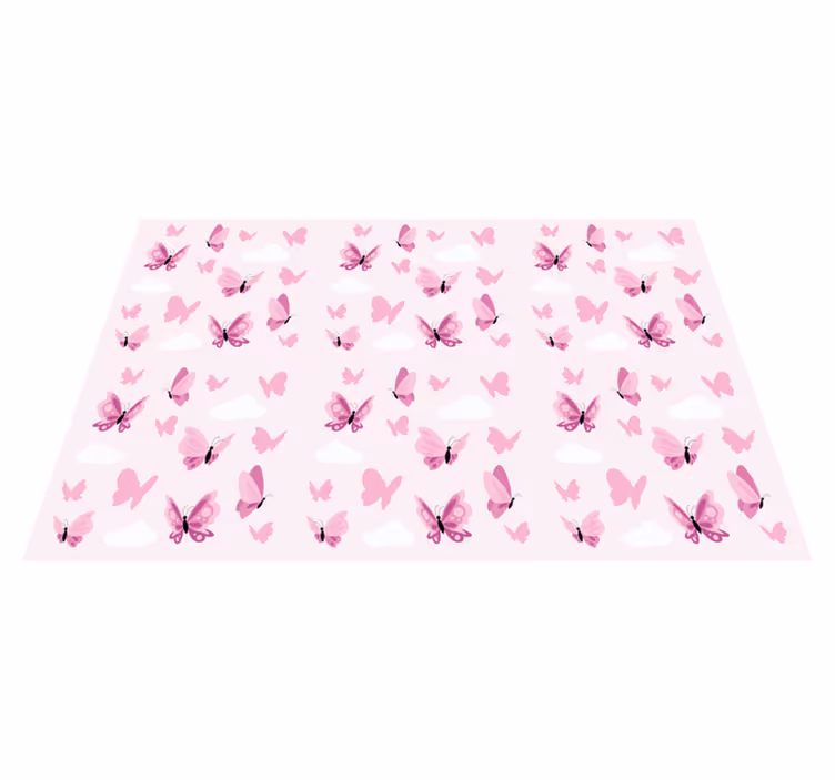 Children placemat butterfly print design - TenStickers