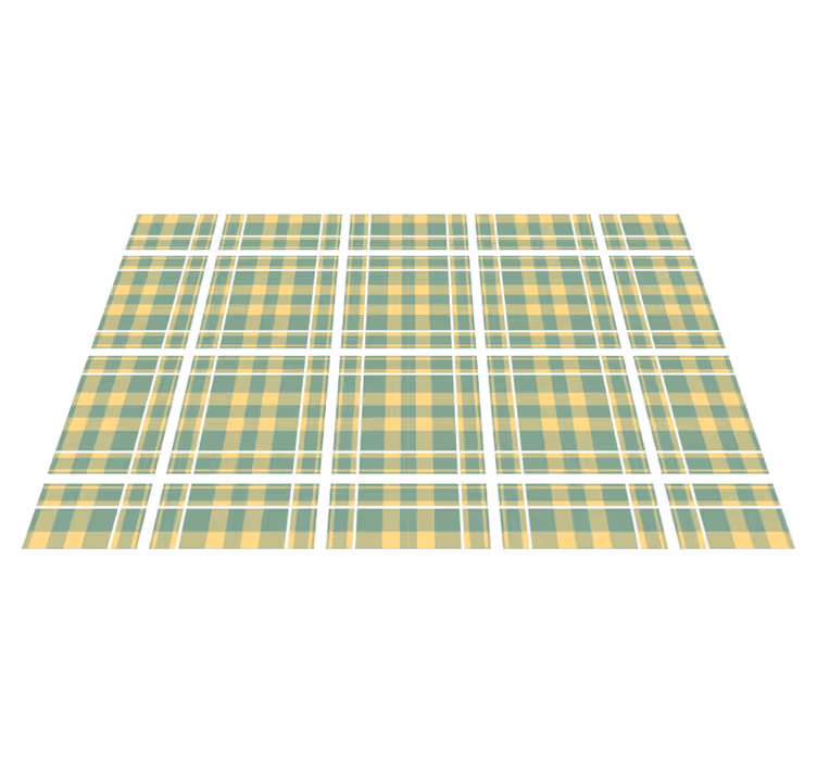 Placemat with checkered pattern fabric - TenStickers