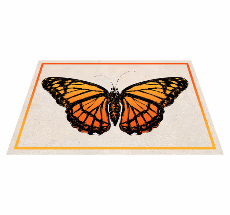 Vintage Monarch Butterfly original placemats - TenStickers