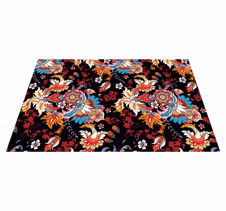 Original placemat floral emblem elegance - TenStickers