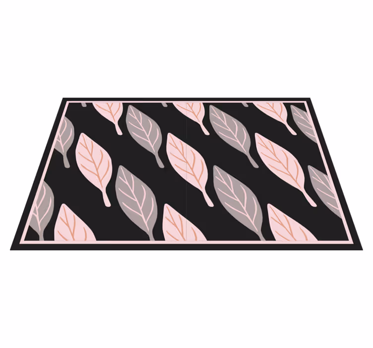 Leaf pattern aesthetics placemat - TenStickers