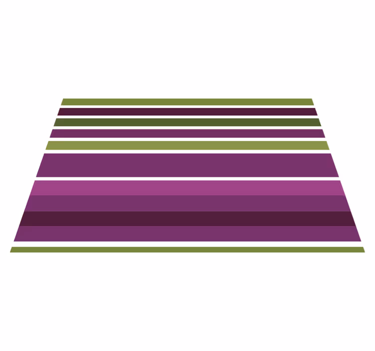 Striped color palette placemat - TenStickers
