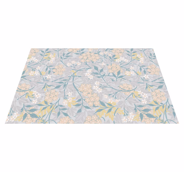 Floral inspired texture placemat - TenStickers