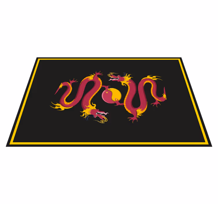 Original placemat dragon motif design - TenStickers
