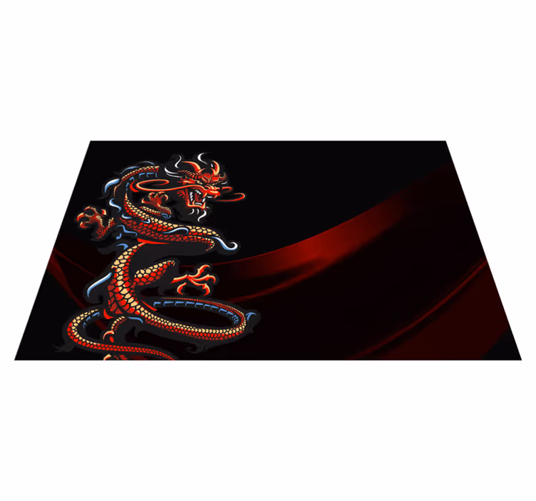 Original placemat with dragon motif design - TenStickers