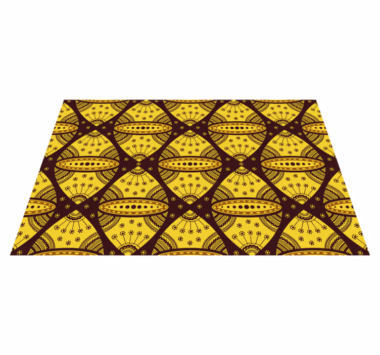 Placemat with intricate geometric design - TenStickers