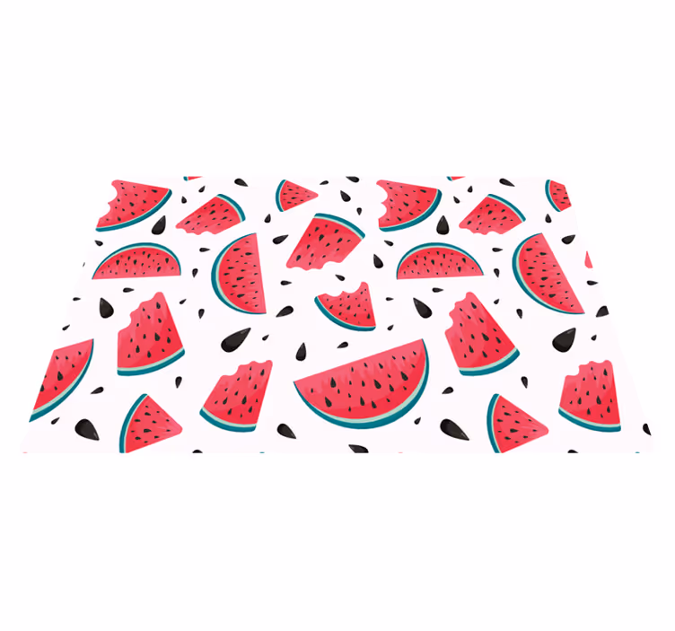 Children placemat watermelon slice design - TenStickers