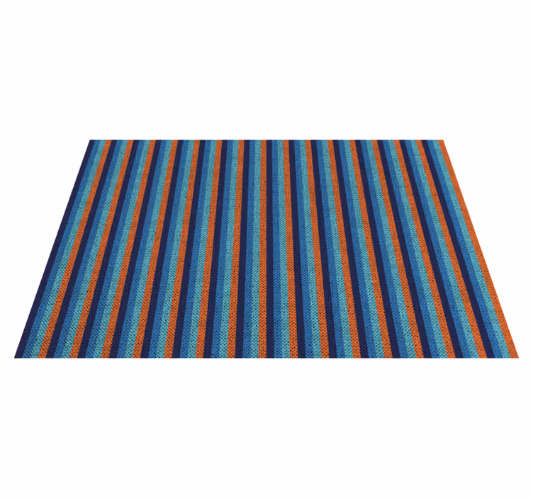 Vibrant striped pattern placemat - TenStickers