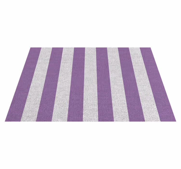 Purple striped surface placemat - TenStickers