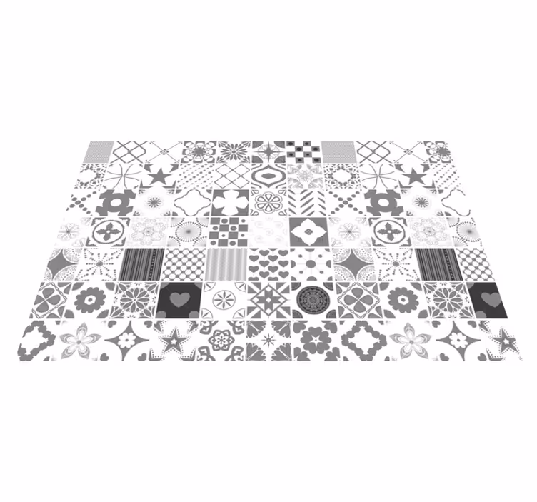 Placemat in patterned monochrome texture - TenStickers