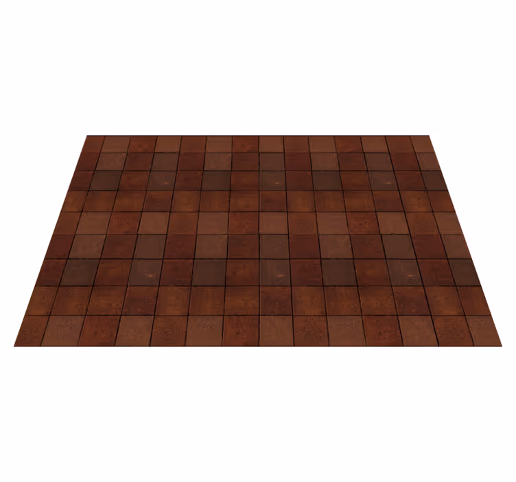 Square brown pattern placemat - TenStickers