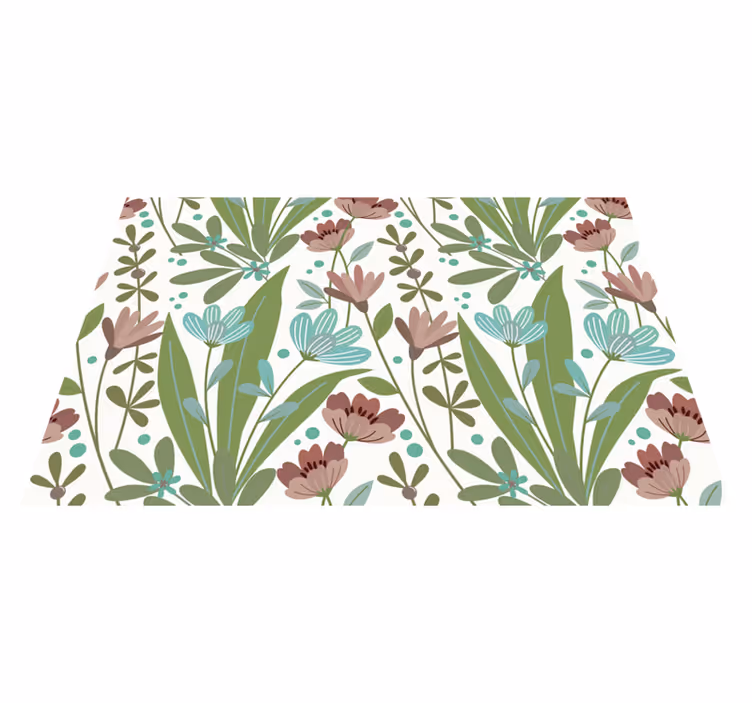 Original placemat botanical leaf design - TenStickers
