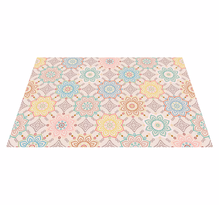 Original placemat with vibrant botanical design - TenStickers