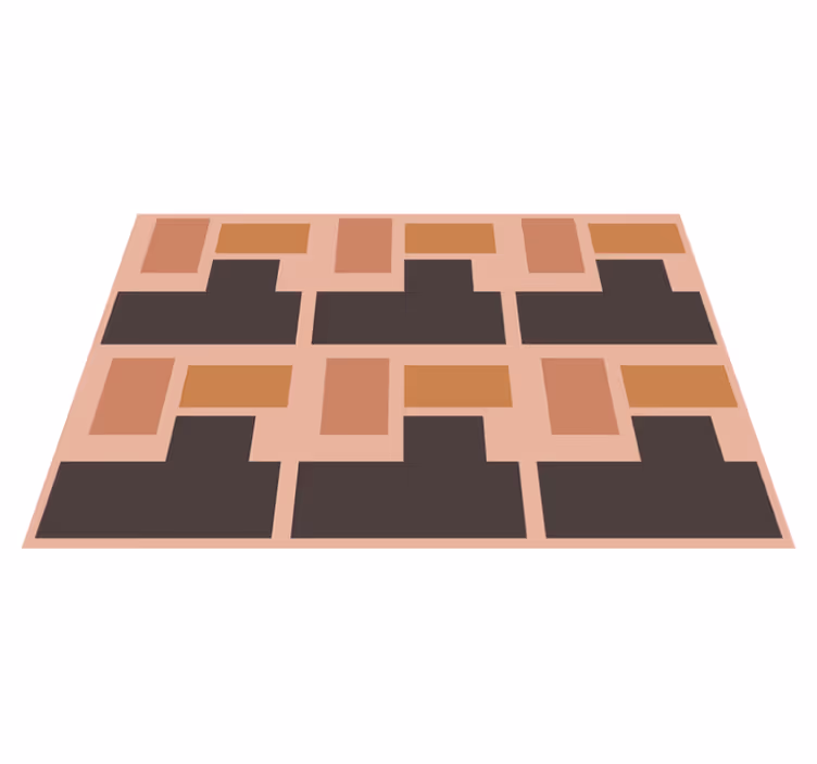 Modern placemat in abstract geometric design - TenStickers