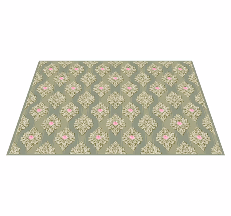Elegant placemat with floral motif elegance - TenStickers