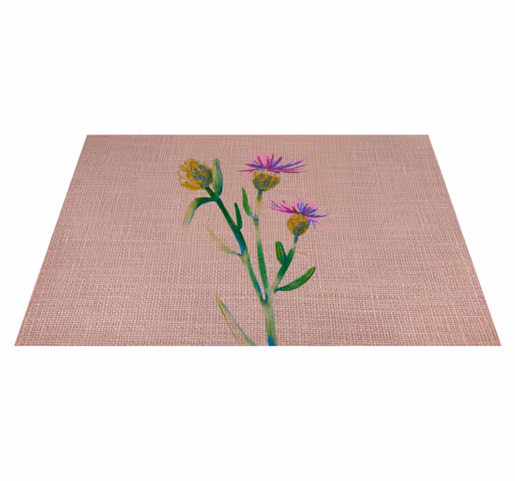 Woven Thistle vinyl placemat - TenStickers