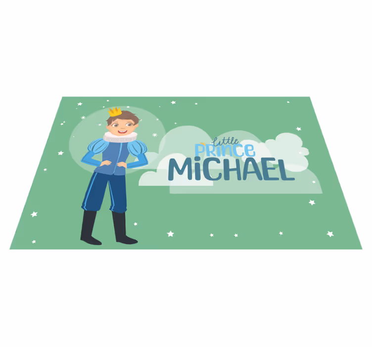 Custom little prince name placemat - TenStickers