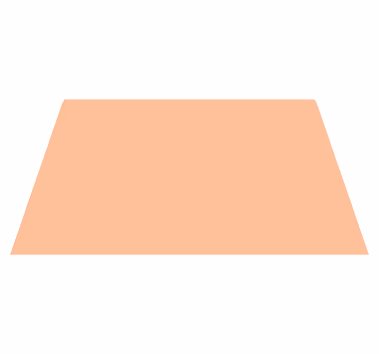 Peach fuzz color placemat - TenStickers