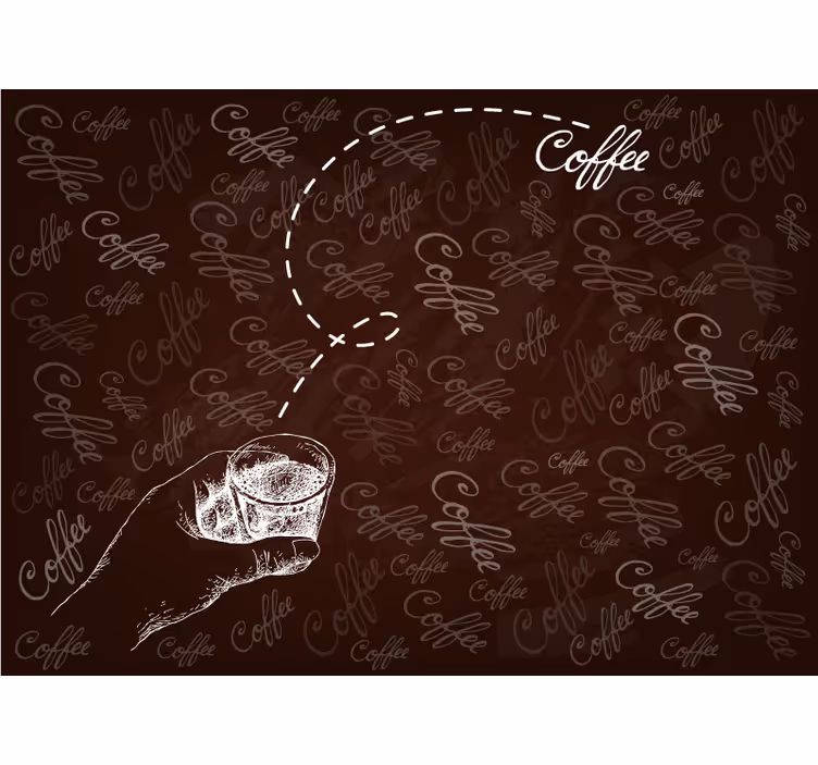 Kitchen wall mural coffee moment - TenStickers