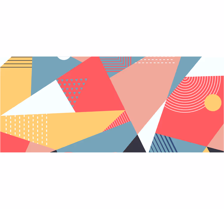 Colorful and modern kitchen wall mural - TenStickers