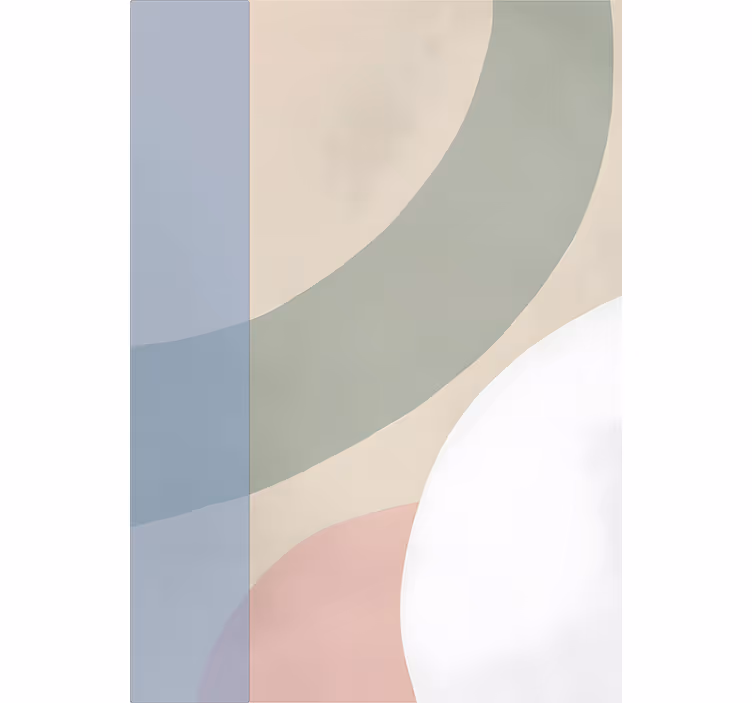 Beige wall mural in soft earth tones - TenStickers