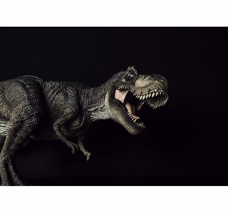 Dinosaur T-Rex walking living room wall mural - TenStickers