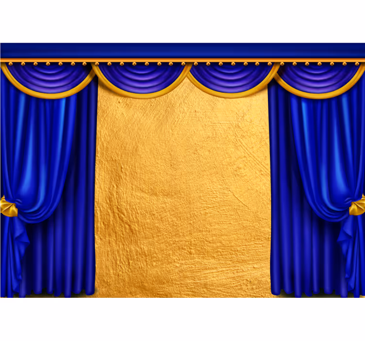 Texture wall mural golden textured panels - TenStickers