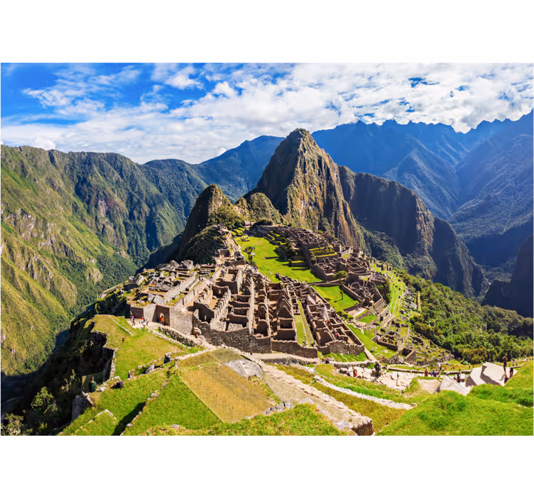 Machu Picchu Landscape city wall mural - TenStickers