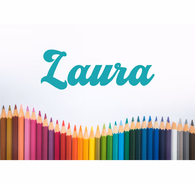 Custom wall mural beautifully crafted in cursive - TenStickers