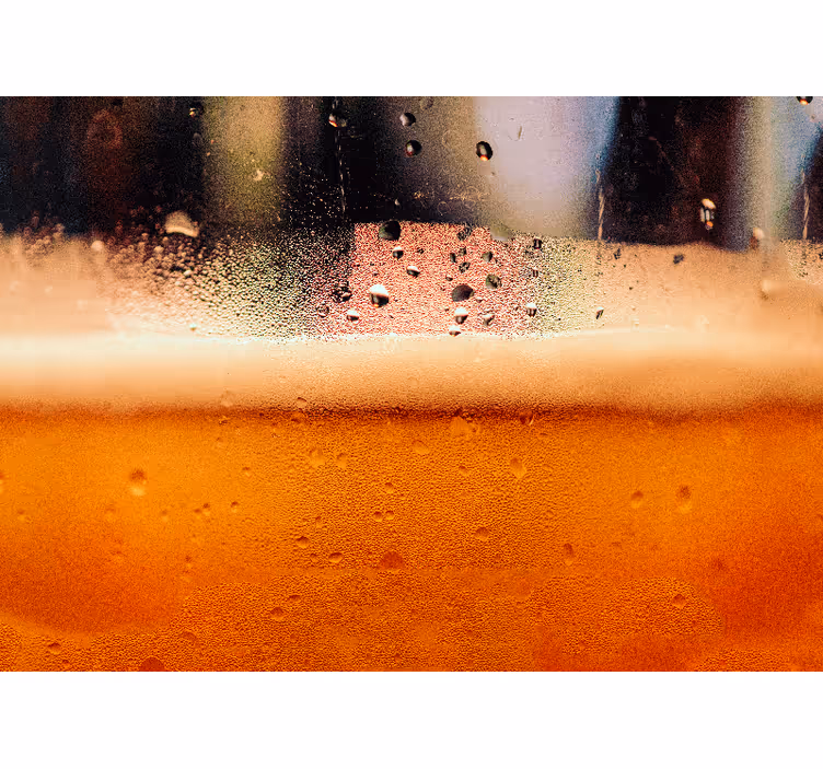 Glass of beer Kitchen Wall Mural - TenStickers