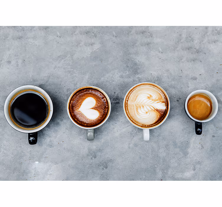 Music wall mural coffee art collection - TenStickers