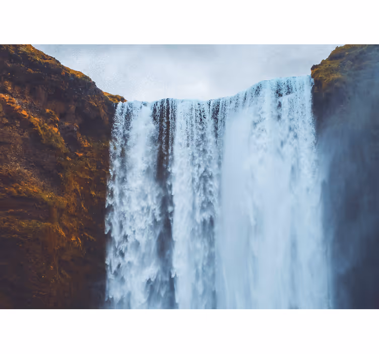 Grand Waterfall Stream waterfall wall mural - TenStickers