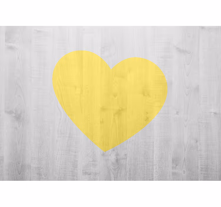 Love wall mural heart icon - TenStickers