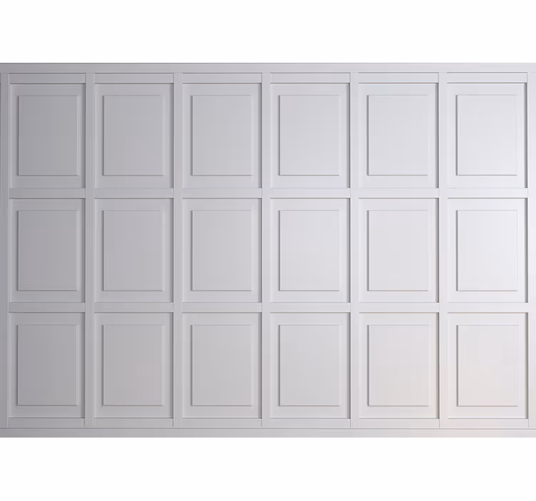 Brick wall mural with stylish panel design - TenStickers