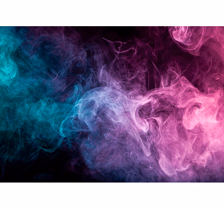 Texture wall mural flowing smoke designs - TenStickers