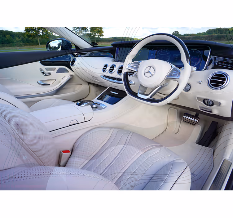 Vehicle wall mural luxury car interior design - TenStickers
