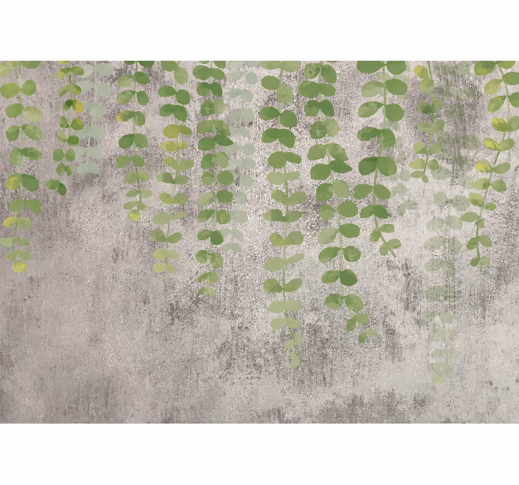 Nature wall mural hanging greenery design - TenStickers