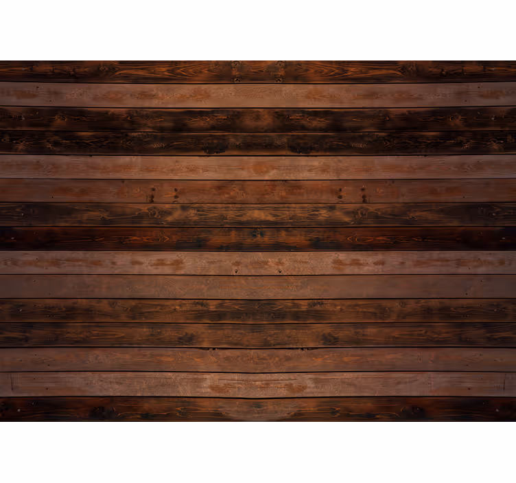 Wood wall mural natural timber panels - TenStickers