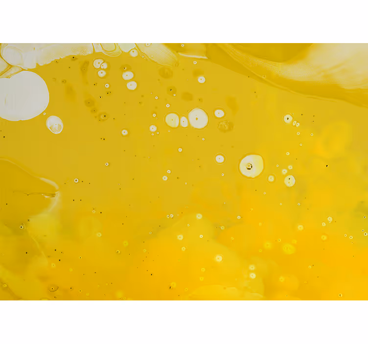 Abstract wall mural swirling yellow designs - TenStickers