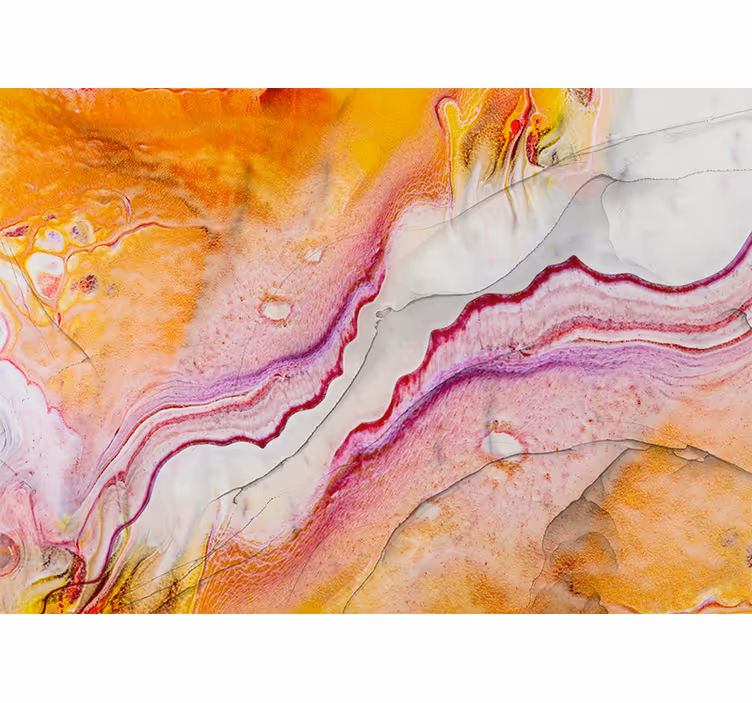 Colourful summer colours marble design mural - TenStickers