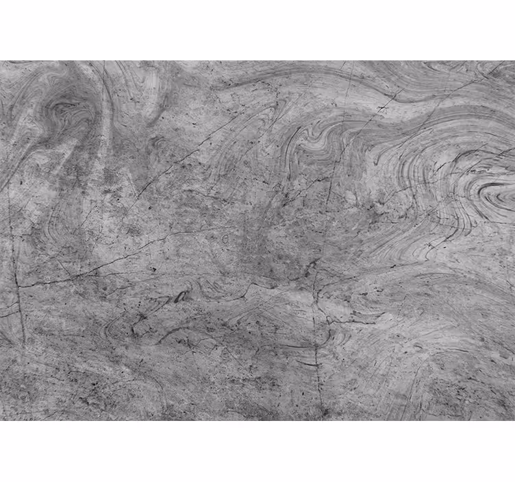 Gray marble textured design Bathroom Murals - TenStickers