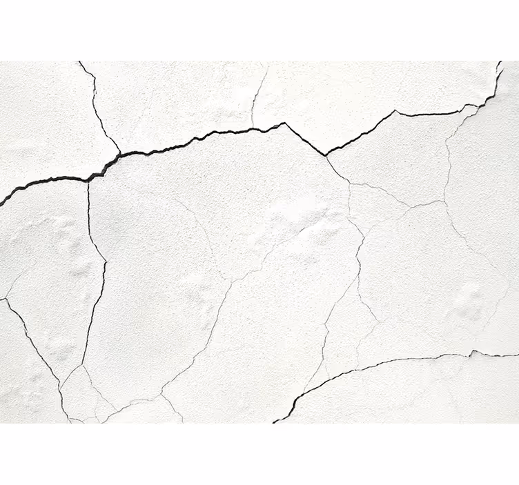 Cracks wall mural for bedroom - TenStickers