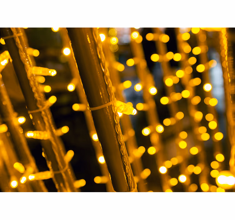 Texture wall mural glowing light patterns - TenStickers