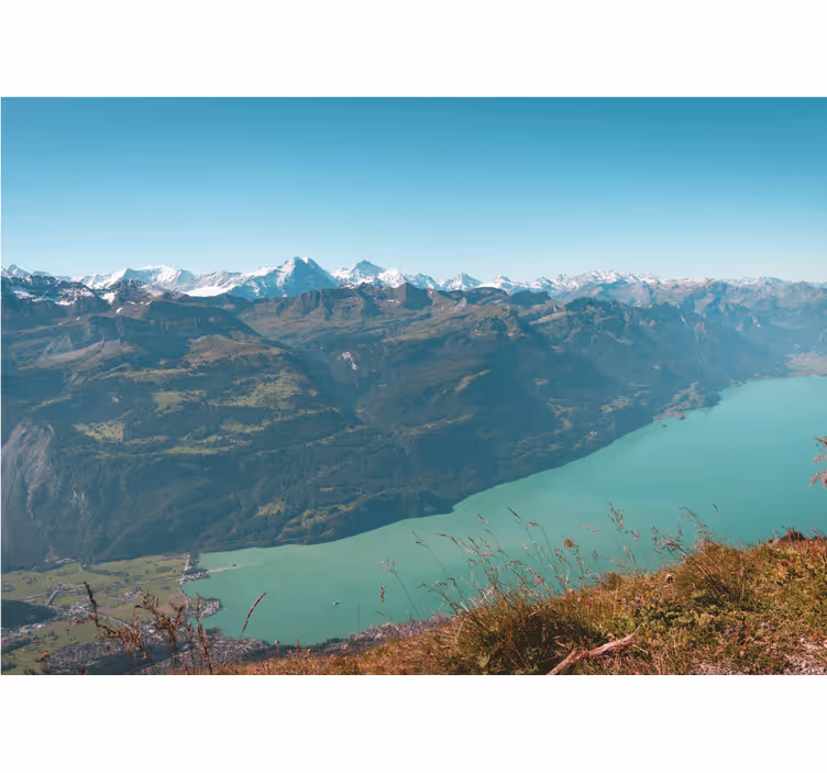 Mountain landscape aesthetic wall mural - TenStickers
