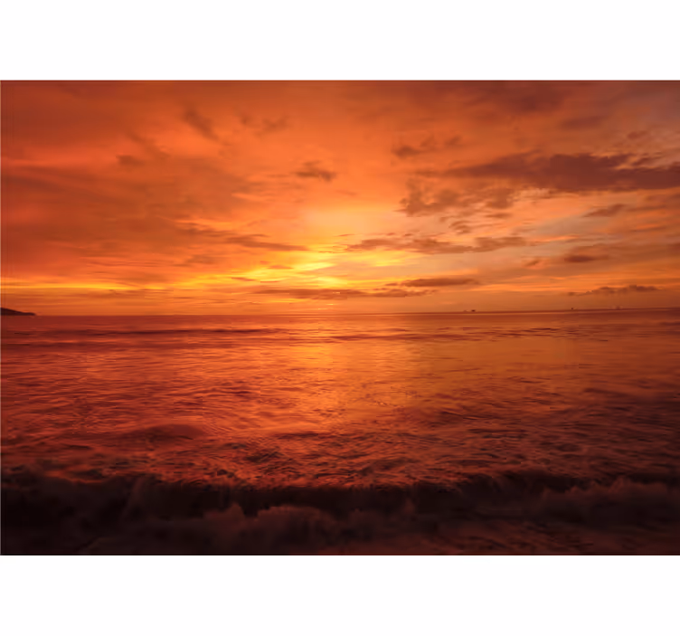Golden hour aesthetic Sky Wall Mural - TenStickers