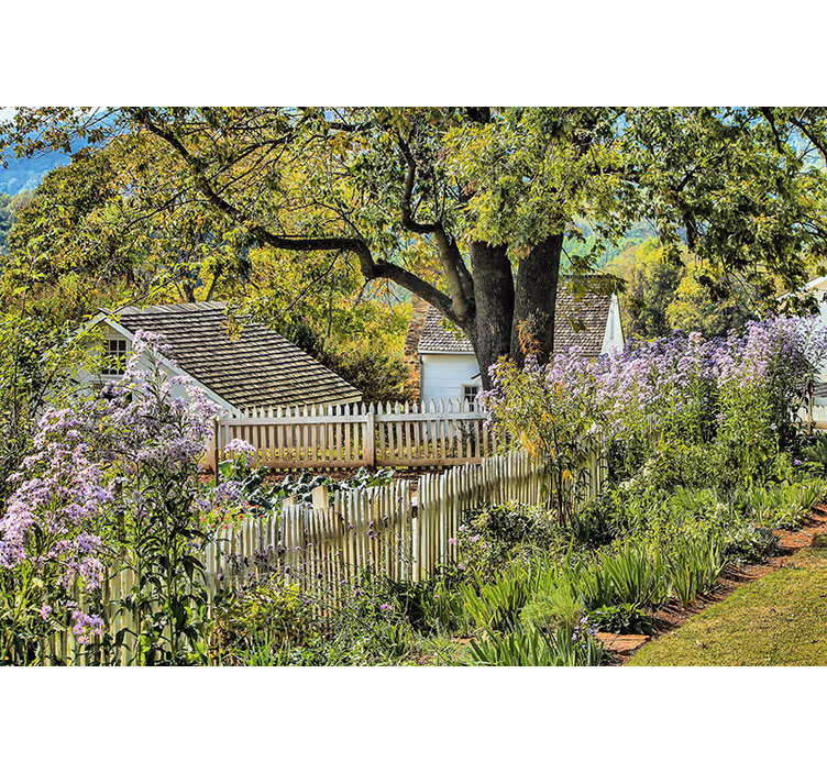 "Cottagecore" spring views nature wall mural - TenStickers